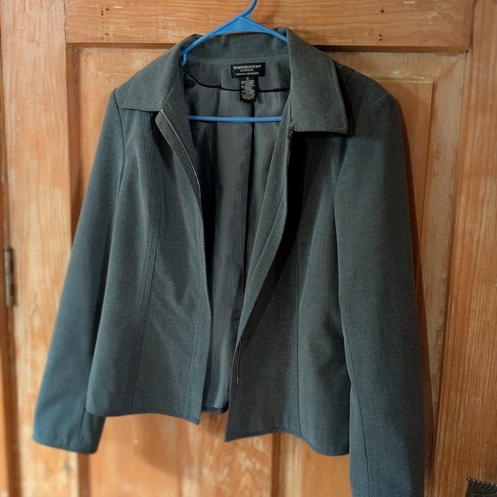 Worthington Charcoal Blazer